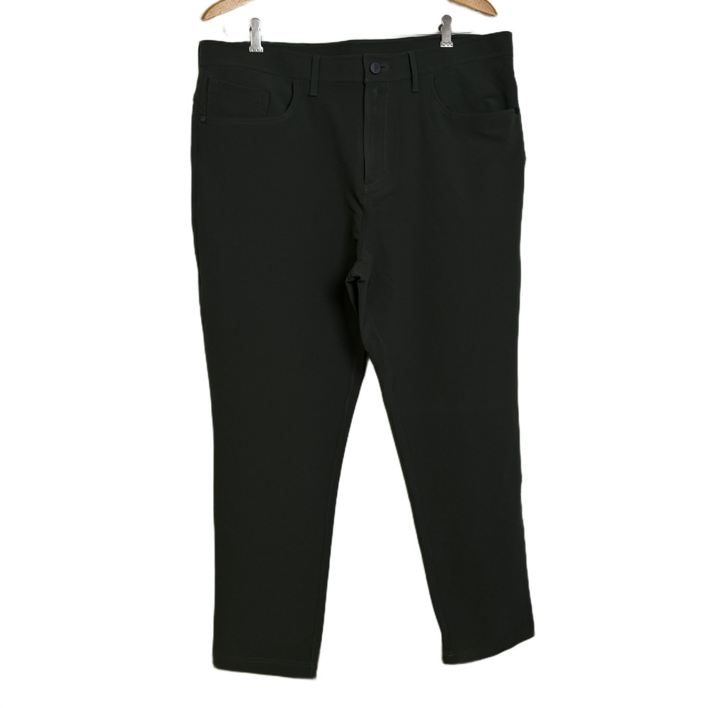 Public Rec Workday Pants 36x32 (Fits 38x30) Green Flat Front Chino Business